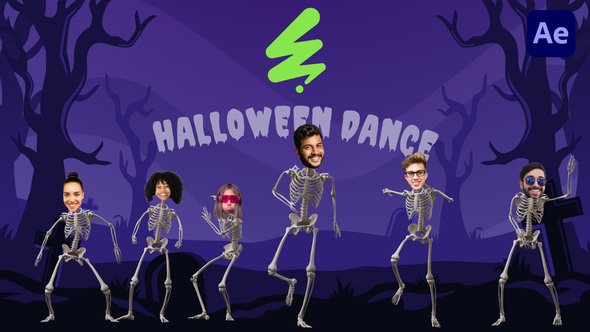 Photo of Dancing Halloween Skeletons – After Effects Template – Videohive 60126363