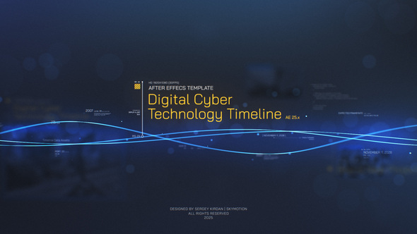 Photo of Digital Cyber Technology Timeline – Videohive 59547264