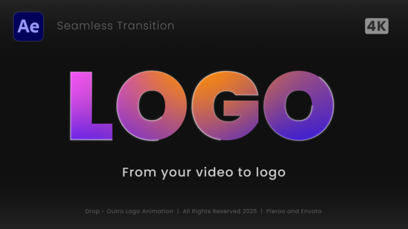 Photo of Drop – Outro Logo – Videohive 58457189