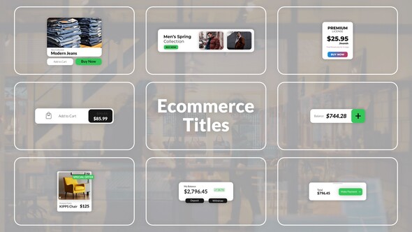 Photo of Ecommerce Titles – Videohive 60295140