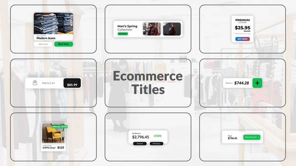Photo of Ecommerce Titles – Videohive 60362590