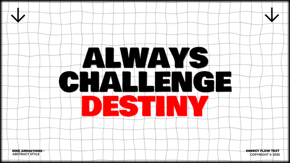 Photo of Energy Flow Text – Videohive 60317660