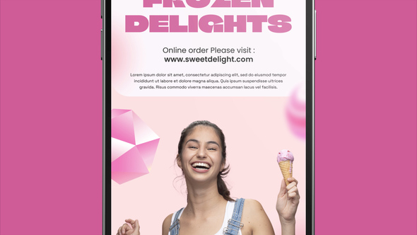 Photo of Frozen Delights Vertical Promo – Videohive 60189218