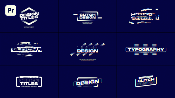 Photo of Glitch Titles | Premiere Pro – Videohive 59359132