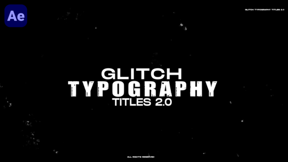 Photo of Glitch Typography Titles 2.0 – Videohive 60010074
