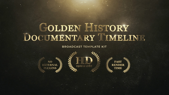 Photo of Golden History Documentary Timeline – Videohive 49369028