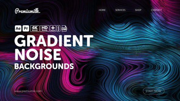 Photo of Gradient Noise Backgrounds – Videohive 60111364