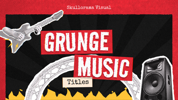 Photo of Grunge Music Titles – Videohive 60139382