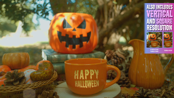 Photo of Halloween Autumn Tea – Videohive 60203653