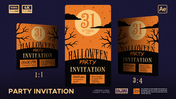 Photo of Halloween Invitation – Videohive 60094106