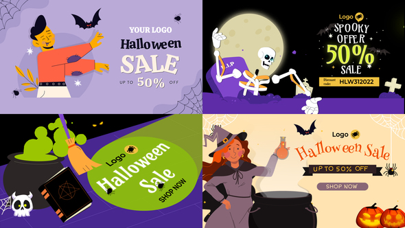Photo of Halloween Sale Offer Website Banners – Videohive 60205660