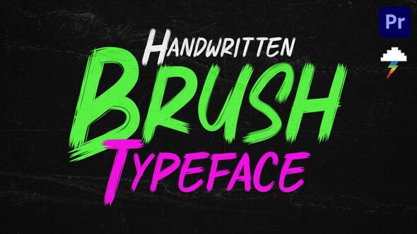 Photo of Handwritten Brush Typeface – Videohive 59641979