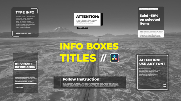 Photo of Info Boxes | DaVinci Resolve – Videohive 60229456