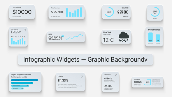 Photo of Infographic Widgets — Graphic Background – Videohive 60182228