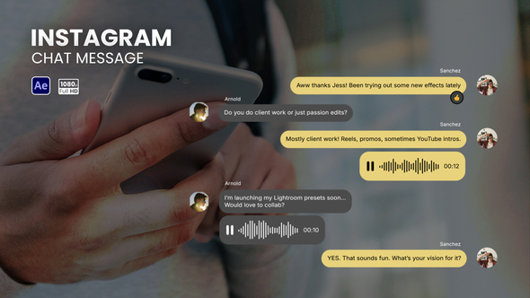 Photo of Instagram Chat Message – Videohive 58815469