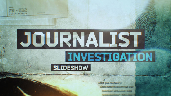 Photo of Journalist Investigation Slideshow – Videohive 50478325