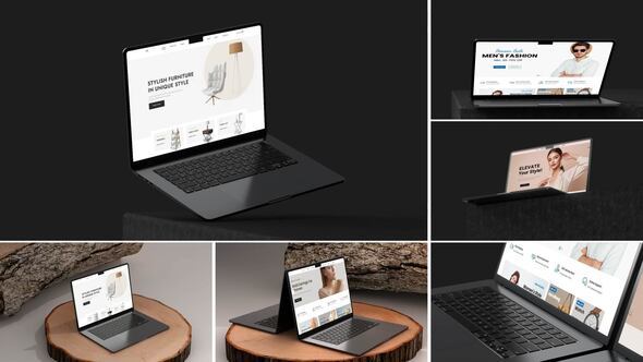 Photo of Laptop Mockup Presentation MOGRT – Videohive 60457506