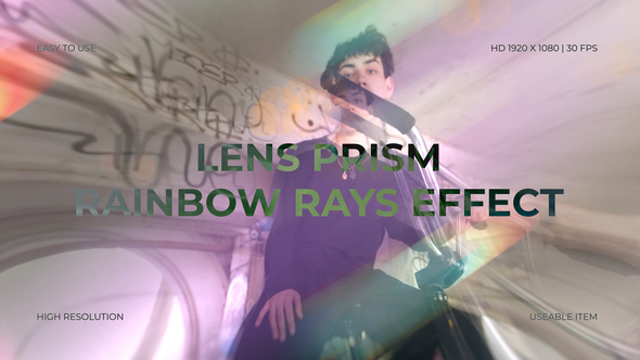 Photo of Lens Prism Rainbow Rays Effect – Videohive 60223016