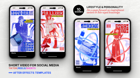 Photo of Lifestyle & Personality Reels & Shorts Pack | Trendy Video Templates – Videohive 60020012