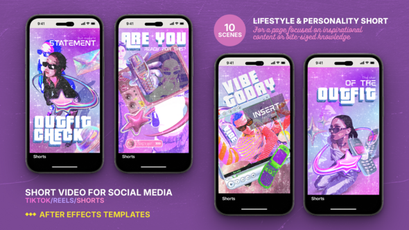 Photo of Lifestyle & Personality Reels & Shorts Pack | Trendy Video Templates – Videohive 60317198