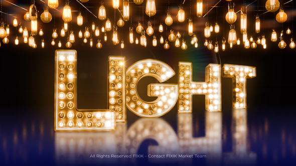 Photo of Lights Typeface | AE – Videohive 60506474