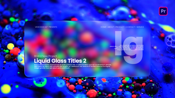 Photo of Liquid Glass Titles II Premiere Pro – Videohive 60452886