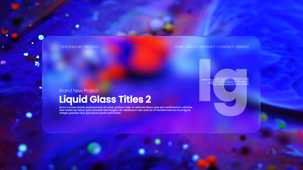 Photo of Liquid Glass Titles II – Videohive 60366474