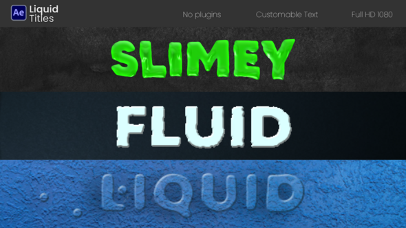 Photo of Liquid Titels – Videohive 59709179