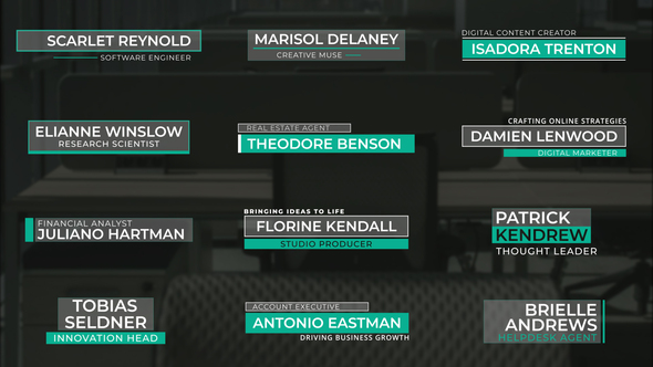 Photo of Lower Thirds MOGRTs – Videohive 58891569