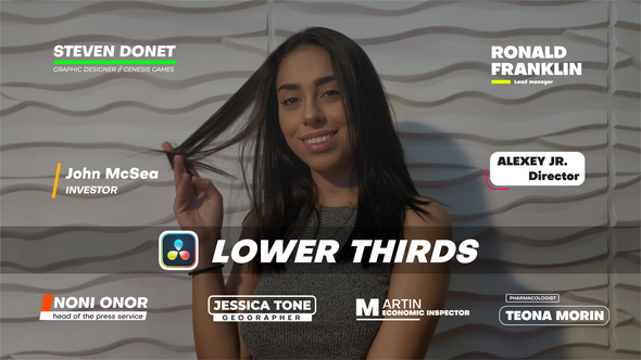 Photo of Lower Thirds Text | DaVinci Resolve – Videohive 60383944