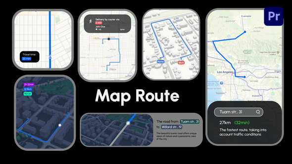 Photo of Map Route Widgets – Videohive 60535664