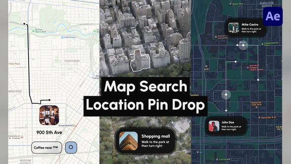 Photo of Map Search & Location Pin Drop – Videohive 60384798
