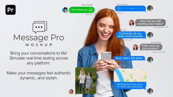 Photo of Message Pro Mockup for Premiere Pro – Videohive 60470015