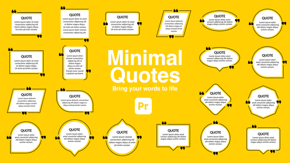 Photo of Minimal Quotes Pack for Premiere Pro – Videohive 60205413