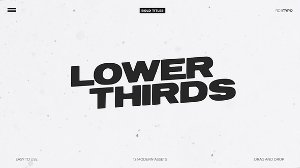Photo of Modern Lower Thirds – Videohive 60439842