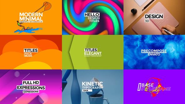 Photo of Modern Titles 2.0 | MGRT – Videohive 58891813