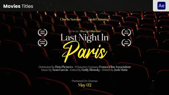 Photo of Movie Titles | V2 – Videohive 58816220