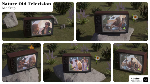 Photo of Nature Old Television Mockup – Videohive 59997673