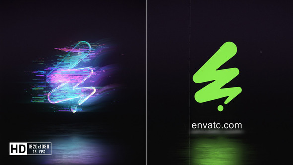 Photo of Neon Glitch Logo Reveal – Videohive 60009012