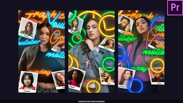Photo of Neon Photo Memories Stories For Premiere Pro – Videohive 60362844