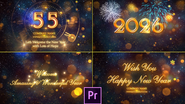 Photo of New Year Countdown 2026 – Premiere Pro – Videohive 24892535
