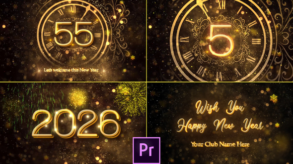 Photo of New Year Countdown 2026 – Premiere Pro – Videohive 25267703