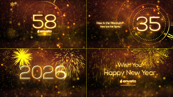Photo of New Year Countdown 2026 – Videohive 25174445