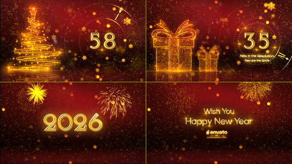 Photo of New Year Countdown 2026 – Videohive 35037229
