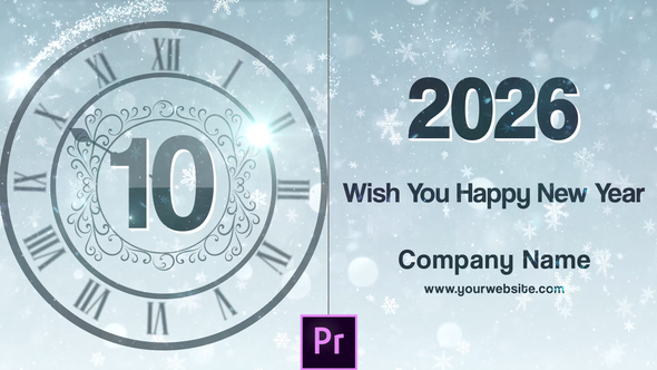 Photo of New Year Countdown 2026 – Premiere Pro – Videohive 42355007