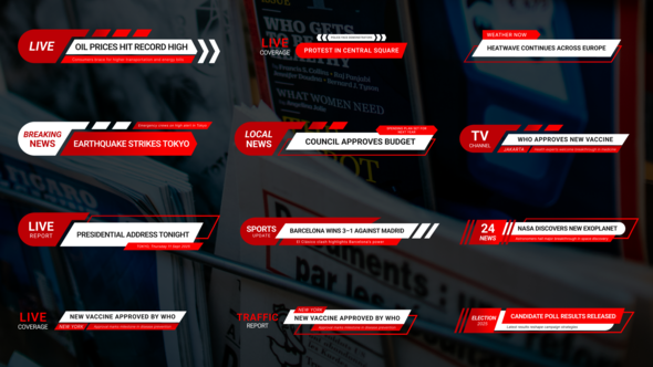 Photo of News Lower Thirds – Videohive 60153550
