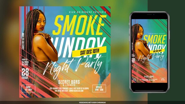 Photo of Night Club Flyer v29 – Videohive 60362988