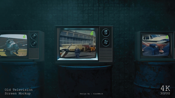 Photo of Old Television Screen Mockup – Videohive 60203113