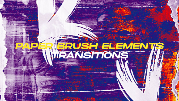 Photo of Paper Brush Elements Transitions – Videohive 60174323