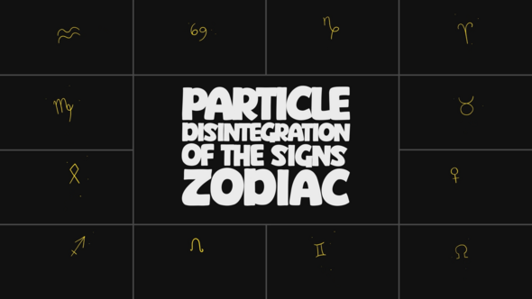Photo of Particle Disintegration Of The Signs Zodiac for Premiere Pro – Videohive 60317458